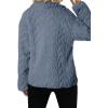 imageDokotoo Winter Fleece Jacket for Women Zipper Up Zip Up Stand Collar with Pockets CoatsDusk Blue