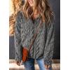 imageDokotoo Winter Fleece Jacket for Women Zipper Up Zip Up Stand Collar with Pockets CoatsGray