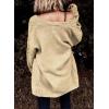 imageDokotoo Womens 2024 Fashion Casual Open Front Long Sleeve Chunky Cable Knit Cardigans Sweaters Outerwear Coats with PocketsBeige
