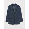 imageDokotoo Womens 2024 Fashion Spring Lapel Collar Buttons Blazer Jackets for Women Business CasualBlue 1