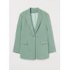 imageDokotoo Womens 2024 Fashion Spring Lapel Collar Buttons Blazer Jackets for Women Business CasualGreen