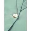 imageDokotoo Womens 2024 Fashion Spring Lapel Collar Buttons Blazer Jackets for Women Business CasualGreen