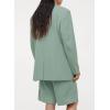imageDokotoo Womens 2024 Fashion Spring Lapel Collar Buttons Blazer Jackets for Women Business CasualGreen