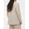 imageDokotoo Womens 2024 Fashion Spring Lapel Collar Buttons Blazer Jackets for Women Business CasualKhaki 3