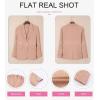 imageDokotoo Womens 2024 Fashion Spring Lapel Collar Buttons Blazer Jackets for Women Business CasualPink