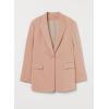 imageDokotoo Womens 2024 Fashion Spring Lapel Collar Buttons Blazer Jackets for Women Business CasualPink
