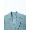 imageDokotoo Womens 2024 Fashion Spring Lapel Collar Buttons Blazer Jackets for Women Business CasualSky Blue 2