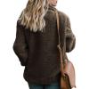 imageDokotoo Womens 2024 Winter Fleece Teddy Bear Sherpa Jacket Coats with PocketsA Coffee