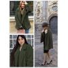 imageDokotoo Womens 2024 Winter Fleece Teddy Bear Sherpa Jacket Coats with PocketsA Green