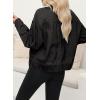 imageDokotoo Womens Cargo Jean Jacket  Cropped Button Spring Fashion Coat for WomenBlack