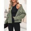 imageDokotoo Womens Cargo Jean Jacket  Cropped Button Spring Fashion Coat for WomenGreen