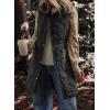 imageDokotoo Womens Casual Winter Long Puffer Vest Stand Collar Sleeveless Puffy Jackets Coat with PocketsBlack