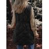 imageDokotoo Womens Casual Winter Long Puffer Vest Stand Collar Sleeveless Puffy Jackets Coat with PocketsBlack