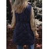 imageDokotoo Womens Casual Winter Long Puffer Vest Stand Collar Sleeveless Puffy Jackets Coat with PocketsNavy Blue