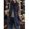 imageDokotoo Womens Casual Winter Long Puffer Vest Stand Collar Sleeveless Puffy Jackets Coat with PocketsNavy Blue