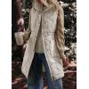 imageDokotoo Womens Casual Winter Long Puffer Vest Stand Collar Sleeveless Puffy Jackets Coat with PocketsSmoke Gray