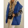 imageDokotoo Womens Casual Winter Oversized Puffer Vest Stand Collar Flysleeve Insulated Padded Puffy Jackets Coat with PocketsBluing