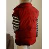 imageDokotoo Womens Casual Winter Oversized Puffer Vest Stand Collar Flysleeve Insulated Padded Puffy Jackets Coat with PocketsRed