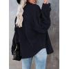 imageDokotoo Womens Corduroy Button Down Shirts Boyfriend Long Sleeve Oversized Blouses Tops1 Blue