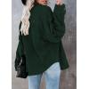 imageDokotoo Womens Corduroy Button Down Shirts Boyfriend Long Sleeve Oversized Blouses Tops1 Green01