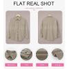 imageDokotoo Womens Corduroy Button Down Shirts Boyfriend Long Sleeve Oversized Blouses Tops1 Light Brown