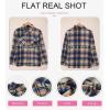 imageDokotoo Womens Corduroy Button Down Shirts Boyfriend Long Sleeve Oversized Blouses Tops2 Blue01