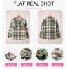 imageDokotoo Womens Corduroy Button Down Shirts Boyfriend Long Sleeve Oversized Blouses Tops2 Green