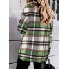 imageDokotoo Womens Corduroy Button Down Shirts Boyfriend Long Sleeve Oversized Blouses Tops2 Green