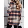 imageDokotoo Womens Corduroy Button Down Shirts Boyfriend Long Sleeve Oversized Blouses Tops2 Khaki