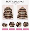 imageDokotoo Womens Corduroy Button Down Shirts Boyfriend Long Sleeve Oversized Blouses Tops2 Orange