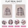 imageDokotoo Womens Corduroy Button Down Shirts Boyfriend Long Sleeve Oversized Blouses Tops2 Pink