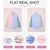 imageDokotoo Womens Corduroy Button Down Shirts Boyfriend Long Sleeve Oversized Blouses TopsC Multicolor