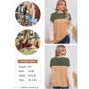 imageDokotoo Womens Fashion 2025 Color Block Long Sleeve Crewneck Knitted Casual Loose Pullover Shirts TopsGreen