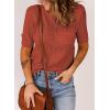 imageDokotoo Womens Short Sleeve Sweaters Summer 2025 Round Neck Pullover Sweater Crochet TopsA Red