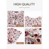 imageDokotoo Womens Summer Casual Boho Floral Dresses V Neck Short Sleeve Sundresses Flowy Swing ALine Mini DressKhaki
