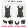 imageDokotoo Womens Summer Casual Sleeveless Romper Loose Floral Printed Shorts Overalls Jumpsuits with PocketsBlack
