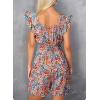 imageDokotoo Womens Summer Casual Sleeveless Romper Loose Floral Printed Shorts Overalls Jumpsuits with PocketsMulticolour