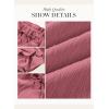 imageDokotoo Womens Summer Dresses 2025 VNeck Drawstring Ruffle Cap Short Sleeve Side Pockets Mini Dress SundressRed