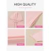 imageDokotoo Womens Tops Dressy Casual Short Sleeve Oversized Tshirts Summer Hoodie Dress Tunics Tops Loose Fit Long ShirtsApricot Pink
