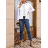 imageDokotoo Womens Vest Tops 2025 Zipper Up Cap Sleeve Side Pockets Waffle Knit Sleeveless Oversized VestsWhite
