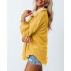 imageDokotoo Womens Waffle Knit Shacket Jacket Casual Long Sleeve Button Down Shirts Dressy Blouses TopsYellow