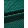 imageDokotoo Womens Waffle Knit Tops Fashion 2025 Long Lantern Sleeve Casual Blouses V Neck Oversized T ShirtsGreen