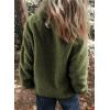 imageDokotoo Womens Winter Trendy Full Zipper Fleece Jackets Long Sleeve Relaxed Warm Teddy Coats with PocketsGreen