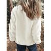 imageDokotoo Womens Winter Trendy Full Zipper Fleece Jackets Long Sleeve Relaxed Warm Teddy Coats with PocketsWhite
