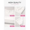 imageDokotoo Women Blouses Lace Tops for Women Trendy Summer Casual V Neck Short Sleeve ShirtsWhite