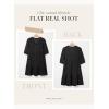 imageDokotoo Womens Dresses Summer V Neck Drawstring Embroidered Half Sleeve Mini Dress Boho Dresses for Women 2025 SundressesBlack