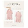 imageDokotoo Womens Dresses Summer V Neck Drawstring Embroidered Half Sleeve Mini Dress Boho Dresses for Women 2025 SundressesLight Pink