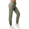 imageDokotoo Womens High Waisted Lounge Joggers Elasticity Drawstring Side Pocket Casual Cuffed Casual Yoga SweatpantsFour Leaf Clover