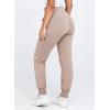 imageDokotoo Womens High Waisted Lounge Joggers Elasticity Drawstring Side Pocket Casual Cuffed Casual Yoga SweatpantsKhaki