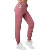 imageDokotoo Womens High Waisted Lounge Joggers Elasticity Drawstring Side Pocket Casual Cuffed Casual Yoga SweatpantsRose Pink